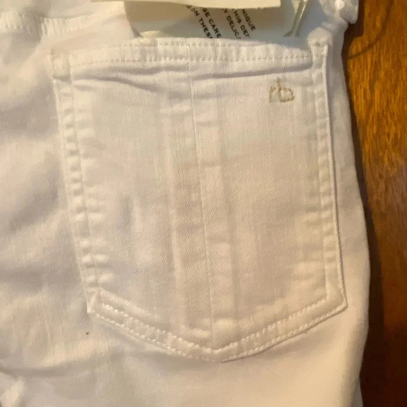 rag & bone classic destroyed capri jeans - Picture 6 of 12